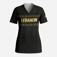 Custom Lebanon Football Scrub Top Luxury Version