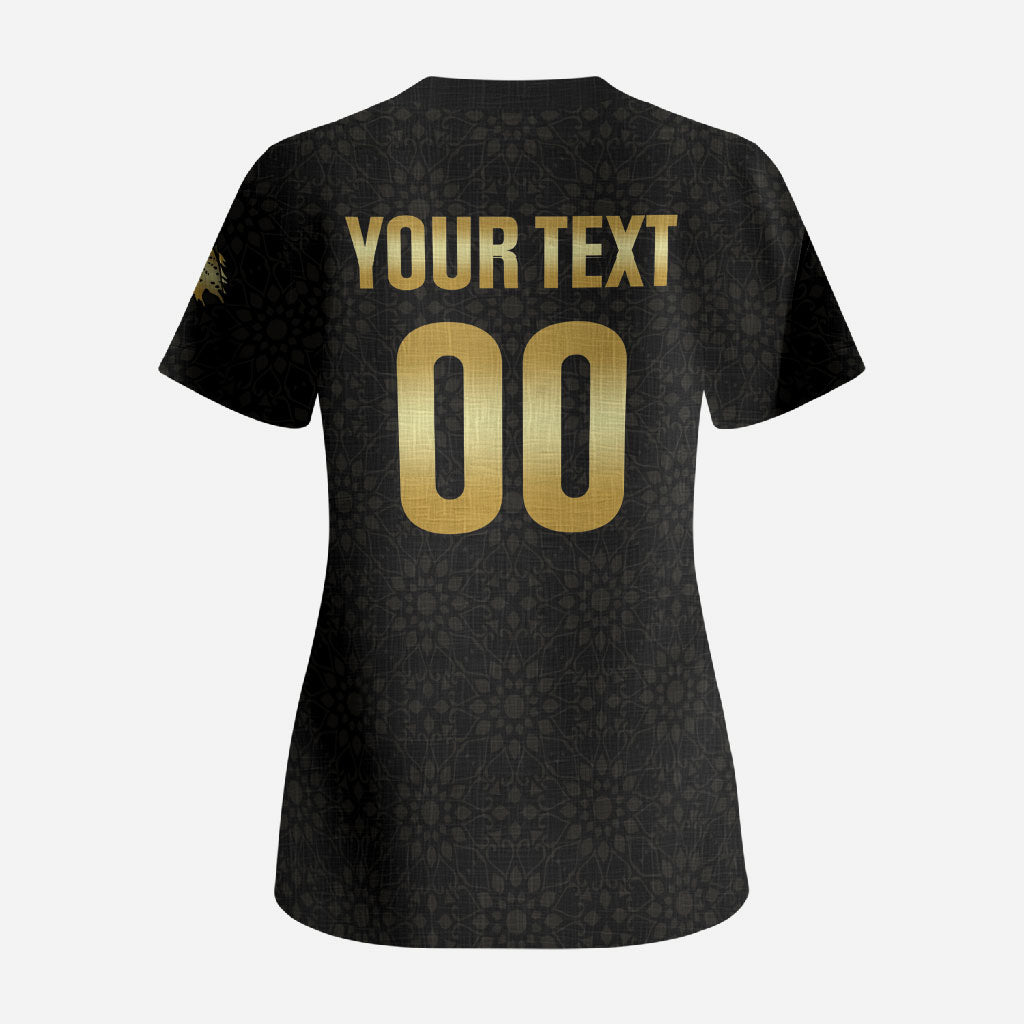 Custom Lebanon Football Scrub Top Luxury Version