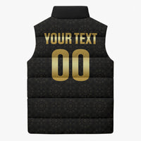 Custom Lebanon Football Sleeveless Puffer Jacket Luxury Version