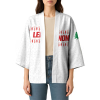 Custom Lebanon Football Kimono White Version