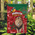 Morocco Independence Day Garden Flag Barbary Lion With Moussier Redstart - Wonder Print Shop