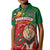 Morocco Independence Day Kid Polo Shirt Barbary Lion With Moussier Redstart - Wonder Print Shop