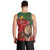 Morocco Independence Day Men Tank Top Barbary Lion With Moussier Redstart - Wonder Print Shop