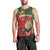 Morocco Independence Day Men Tank Top Barbary Lion With Moussier Redstart - Wonder Print Shop