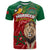 Morocco Independence Day T Shirt Barbary Lion With Moussier Redstart - Wonder Print Shop