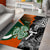 New Zealand and Ireland Rugby Area Rug Silver Fern With Shamrock 2023 World Cup - Wonder Print Shop