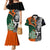 New Zealand and Ireland Rugby Couples Matching Mermaid Dress and Hawaiian Shirt Silver Fern With Shamrock 2023 World Cup - Wonder Print Shop