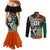 new-zealand-and-ireland-rugby-couples-matching-mermaid-dress-and-long-sleeve-button-shirts-silver-fern-with-shamrock-2023-world-cup