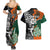 New Zealand and Ireland Rugby Couples Matching Summer Maxi Dress and Hawaiian Shirt Silver Fern With Shamrock 2023 World Cup - Wonder Print Shop