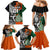 New Zealand and Ireland Rugby Family Matching Mermaid Dress and Hawaiian Shirt Silver Fern With Shamrock 2023 World Cup - Wonder Print Shop