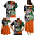 New Zealand and Ireland Rugby Family Matching Puletasi Dress and Hawaiian Shirt Silver Fern With Shamrock 2023 World Cup - Wonder Print Shop