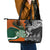 New Zealand and Ireland Rugby Leather Tote Bag Silver Fern With Shamrock 2023 World Cup - Wonder Print Shop