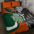 New Zealand and Ireland Rugby Quilt Bed Set Silver Fern With Shamrock 2023 World Cup - Wonder Print Shop