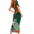 new-zealand-and-ireland-rugby-short-sleeve-bodycon-dress-silver-fern-with-shamrock-2023-world-cup