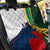 South Africa and France Rugby Back Car Seat Cover Springbok With Le XV de France 2023 World Cup - Wonder Print Shop