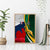 South Africa and France Rugby Canvas Wall Art Springbok With Le XV de France 2023 World Cup - Wonder Print Shop