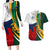 South Africa and France Rugby Couples Matching Long Sleeve Bodycon Dress and Hawaiian Shirt Springbok With Le XV de France 2023 World Cup - Wonder Print Shop