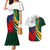 South Africa and France Rugby Couples Matching Mermaid Dress and Hawaiian Shirt Springbok With Le XV de France 2023 World Cup - Wonder Print Shop