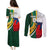 South Africa and France Rugby Couples Matching Puletasi Dress and Long Sleeve Button Shirts Springbok With Le XV de France 2023 World Cup - Wonder Print Shop