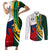 South Africa and France Rugby Couples Matching Short Sleeve Bodycon Dress and Long Sleeve Button Shirts Springbok With Le XV de France 2023 World Cup - Wonder Print Shop