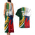 South Africa and France Rugby Couples Matching Tank Maxi Dress and Hawaiian Shirt Springbok With Le XV de France 2023 World Cup - Wonder Print Shop