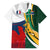 South Africa and France Rugby Family Matching Long Sleeve Bodycon Dress and Hawaiian Shirt Springbok With Le XV de France 2023 World Cup - Wonder Print Shop