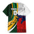 South Africa and France Rugby Family Matching Long Sleeve Bodycon Dress and Hawaiian Shirt Springbok With Le XV de France 2023 World Cup - Wonder Print Shop