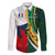 South Africa and France Rugby Family Matching Long Sleeve Bodycon Dress and Hawaiian Shirt Springbok With Le XV de France 2023 World Cup - Wonder Print Shop