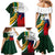 South Africa and France Rugby Family Matching Mermaid Dress and Hawaiian Shirt Springbok With Le XV de France 2023 World Cup - Wonder Print Shop