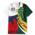 South Africa and France Rugby Family Matching Mermaid Dress and Hawaiian Shirt Springbok With Le XV de France 2023 World Cup - Wonder Print Shop