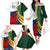 South Africa and France Rugby Family Matching Off Shoulder Long Sleeve Dress and Hawaiian Shirt Springbok With Le XV de France 2023 World Cup - Wonder Print Shop