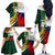 South Africa and France Rugby Family Matching Off Shoulder Long Sleeve Dress and Hawaiian Shirt Springbok With Le XV de France 2023 World Cup - Wonder Print Shop