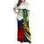 South Africa and France Rugby Family Matching Off Shoulder Maxi Dress and Hawaiian Shirt Springbok With Le XV de France 2023 World Cup - Wonder Print Shop