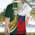 South Africa and France Rugby Hawaiian Shirt Springbok With Le XV de France 2023 World Cup - Wonder Print Shop