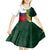 South Africa and France Rugby Kid Short Sleeve Dress Springbok With Le XV de France 2023 World Cup - Wonder Print Shop