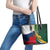 South Africa and France Rugby Leather Tote Bag Springbok With Le XV de France 2023 World Cup - Wonder Print Shop