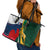 South Africa and France Rugby Leather Tote Bag Springbok With Le XV de France 2023 World Cup - Wonder Print Shop