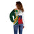 South Africa and France Rugby Off Shoulder Sweater Springbok With Le XV de France 2023 World Cup - Wonder Print Shop