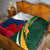 South Africa and France Rugby Quilt Springbok With Le XV de France 2023 World Cup - Wonder Print Shop