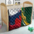 South Africa and France Rugby Quilt Springbok With Le XV de France 2023 World Cup - Wonder Print Shop