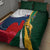 South Africa and France Rugby Quilt Bed Set Springbok With Le XV de France 2023 World Cup - Wonder Print Shop