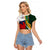 South Africa and France Rugby Raglan Cropped T Shirt Springbok With Le XV de France 2023 World Cup - Wonder Print Shop