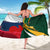 South Africa and France Rugby Sarong Springbok With Le XV de France 2023 World Cup - Wonder Print Shop