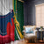 South Africa and France Rugby Window Curtain Springbok With Le XV de France 2023 World Cup - Wonder Print Shop