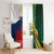 South Africa and France Rugby Window Curtain Springbok With Le XV de France 2023 World Cup - Wonder Print Shop