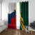 South Africa and France Rugby Window Curtain Springbok With Le XV de France 2023 World Cup - Wonder Print Shop