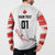 Custom Canada Hockey Button Sweatshirt Canada Owns Hockey - Wonder Print Shop