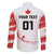 Custom Canada Hockey Family Matching Long Sleeve Bodycon Dress and Hawaiian Shirt Canada Owns Hockey - Wonder Print Shop