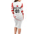 Custom Canada Hockey Family Matching Long Sleeve Bodycon Dress and Hawaiian Shirt Canada Owns Hockey - Wonder Print Shop