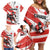 Custom Canada Hockey Family Matching Off Shoulder Short Dress and Hawaiian Shirt Canada Owns Hockey - Wonder Print Shop